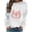 White, variant on Cmfcve Heart Hands Sweatshirts for Women Floral Graphic Crew Neck Long Sleeve Loose Fit Casual Pullover Tops