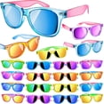 thumbnail image 1 of Gafas de sol GIFTINBOX Kids Neon Bulk, paquete de 16, de 3 a 8 años, con protección UV400, 1 of 7