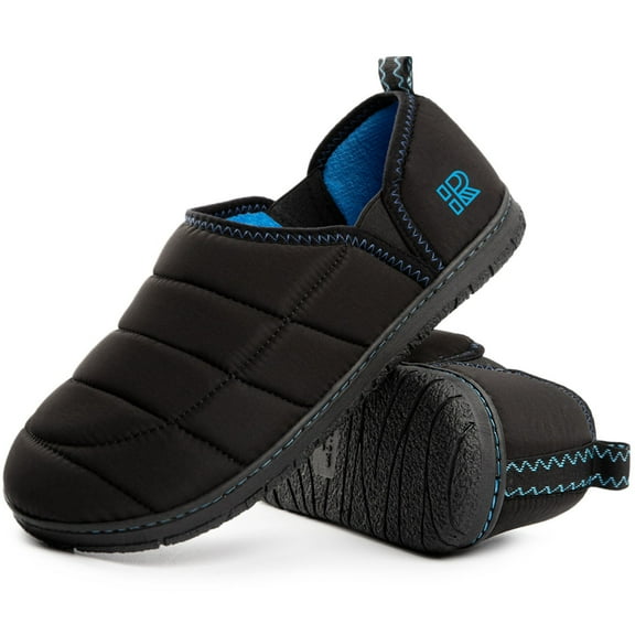 Homeier Ralph Men's Cozy Outdoor Indoor Slippers Dual-Tone Memory Foam Slip-Ons Loafers House Shoes