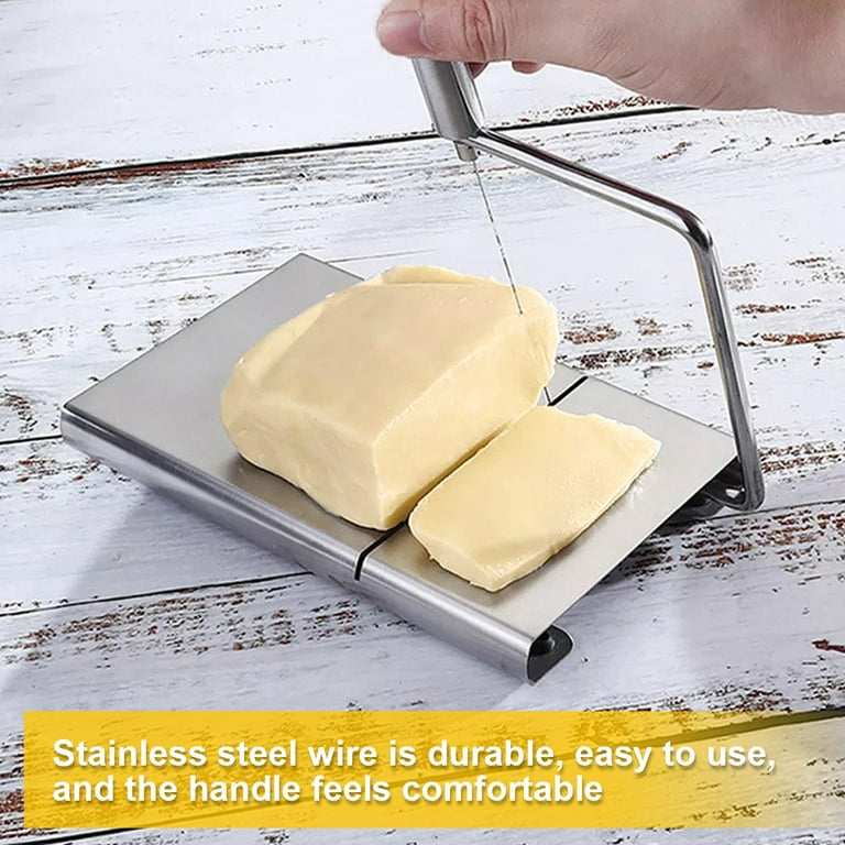 Cheese-Slicer Cheese-Cutter Stainless-Steel-Cheese-Slicer with 5