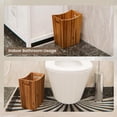 thumbnail image 4 of 2 Gallon Acacia Wooden Bin, Wastebasket – Small Trash Can, Decorative Bathroom Trash Can, Waste Basket for Bedroom, Office Garbage Can, Wood Bathroom Accessories, Boho Bedroom Decor, 4 of 6