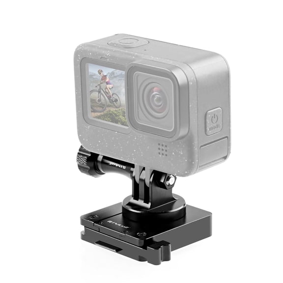 QKOO Aluminum Quick Release Bracket NVG Helmet Mount for GoPro and Other Action Cameras (Black)