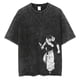 thumbnail image 3 of Camiseta Vintage de manga corta para hombre, ropa de calle estilo Hip Hop, con estampado gráfico de Anime japonés, Harajuku, informal, holgada, lavada, 3 of 5