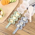 thumbnail image 2 of Juego de Moldes para Bolas de Arroz de Sushi Sincero con Cuchara Utensilios de Cocina para Bebé Beige, 2 of 6