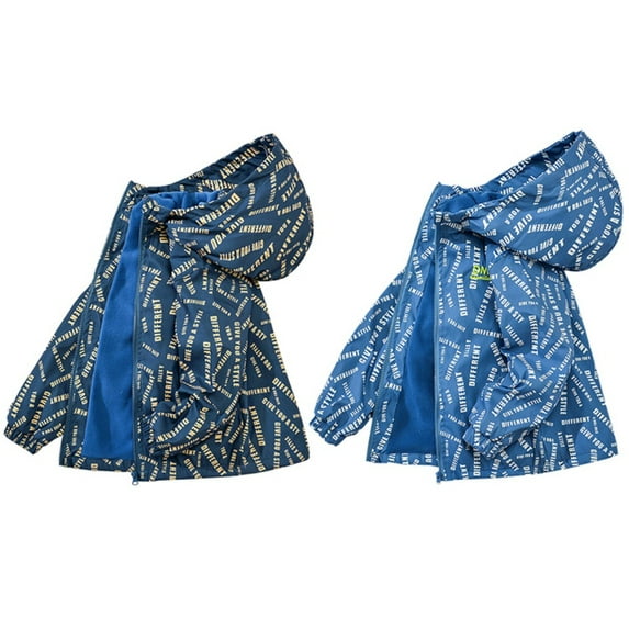 Besly Baby Boys Rain Jackets Lightweight Waterproof Hooded Raincoats Windbreakers for Kids 3-14Y
