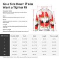 thumbnail image 5 of Vsdgher Watermelon Gnome Print Adult Hoodie Shirts Rash Guard for Men Women,Long Sleeve Sun Protection Fishing Shirts for Athletic Running Swim-Large, 5 of 7