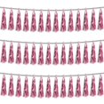 thumbnail image 1 of Cartel con flecos metálicos Garland Hysilla, 9 m, color rosa claro, 1 of 5
