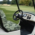 thumbnail image 3 of Garronmavis Green Camouflage Golf Cart Seat Cover Replacement Easy to Install Golf Cart Elastic Seat Covers for Outdoor Protection Decor Accessiores for Daily Use, 3 of 6