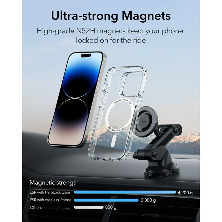 Mount ESR's MagSafe Car iPhone 12/13 holder to your vent or dashboard at  $16 (20% off)