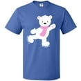 thumbnail image 3 of Inktastic Polar Bear, White Bear, Ice Skating Bear, Scarf T-Shirt, 3 of 5