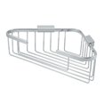 thumbnail image 1 of Deltana WBC1310U26 13 in. Triangular Corner Brass Wire Basket, Polished Chrome, 1 of 2