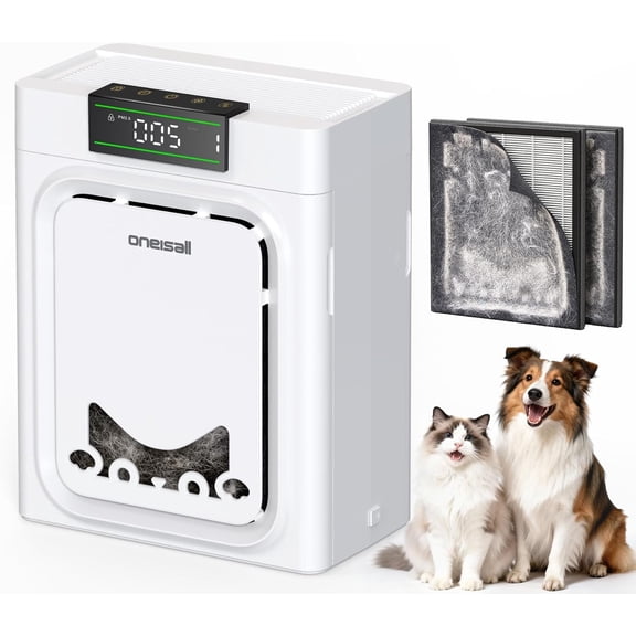 Air Purifiers for Home Pets with Double-Sided HEPA Washable Filters,Large Room Up To 2200Ft²,Air Purifier Pet Hairs,Dander Odor Allergies Pollutant Smoke Dust,PP02