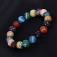 thumbnail image 4 of SUSHANG Planetary Bracelet 1 Pack Solar System Bracelet 7 Chakras Natural Stone Bracelets for Women Men Stress Yoga Beads Elastic Bracelet Bangle, 4 of 9