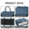 thumbnail image 4 of Large Capacity Tote Bag,Sun Moon Cloud Star Pattern Handbag Fashion Luxury Tote Bag,15.7"x13"x 5.1" Inches,Laptop Compatible, 4 of 6