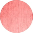 thumbnail image 1 of Ahgly Company Indoor Round Solid Red Modern Area Rugs, 3' Round, 1 of 4