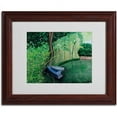 thumbnail image 2 of Trademark Fine Art "Two Boats" Canvas Art by Anonymous, Wood Frame, 2 of 3