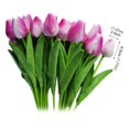 thumbnail image 3 of Christmas decorations Artificial Plants Indoor PU Imitation Flower Home Decoration Flower Wedding Artificial Flower 10PC, 3 of 5