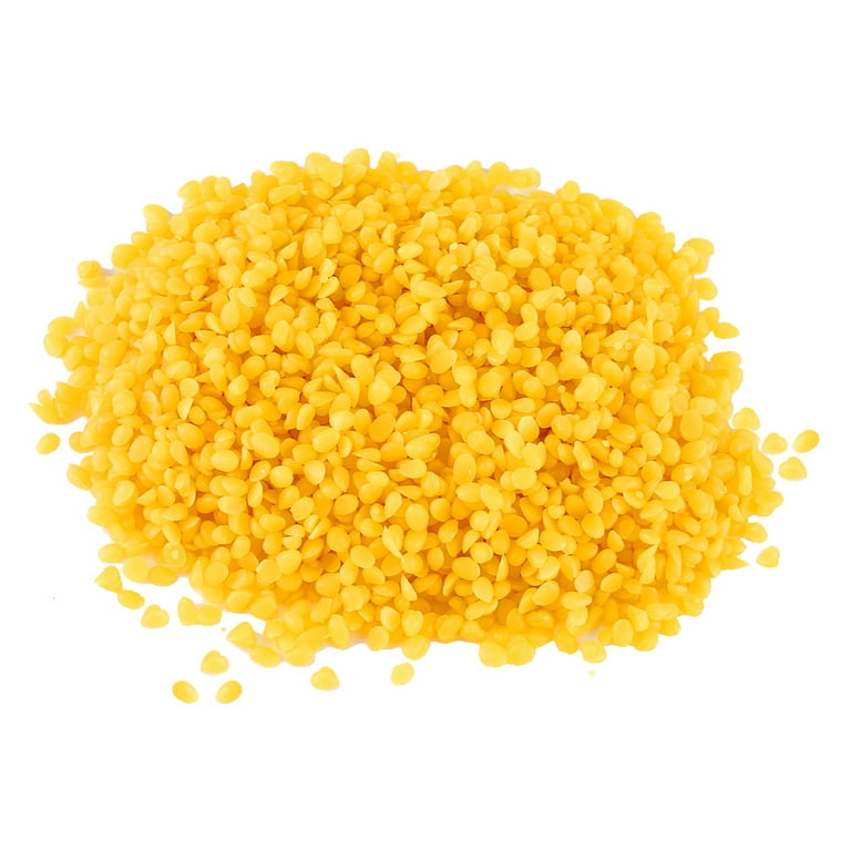 Organic Yellow Beeswax Pellets 8 Oz, Bees Wax Pesticide-free Triple  Filtered, Easy Melt Beeswax Pastilles for DIY Candles Skin Care Lip Balm 