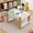 Table B, variant on MIDOQIN Kids Table, Compatible with LEGO Building Block Modern Toddler Table Wood Activity Table for Children Reading