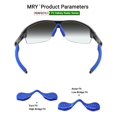thumbnail image 4 of Mryok Replacement Earsocks Nosepieces Kits for Oakley Radar Path/Pitch/Range/XL/Edge Sunglass - Blue, 4 of 4