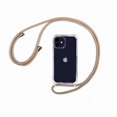 thumbnail image 3 of Crossbody Necklace Cord Lanyard Transparent Hard Case For iPhone 14 13 12 11 Pro Max XS XR X 8 7 Plus 15 Clear Soft Cover, 3 of 5