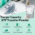 thumbnail image 3 of Kit de polvo DTF Transfer Flim GO2CRAFT, 500 g, para camiseta, 3 of 7