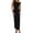Black, variant on Women's Asymmetrical Cutout Sleeveless Dress with Twisted Stretch Detail Machine Wash 95% polyester 5% spandex Imported