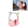 thumbnail image 1 of Auriculares de Música Plegables, Auriculares Con Orejas de Gato Led de 7 Colores, Auriculares para una una una conexión estable dento de 10 m, 1 of 7