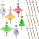 thumbnail image 1 of Kit de 12 Adornos Navideños para Árbol de Navidad, Proyecto Torneado de Madera, Manualidades DIY, Decoración Colgante de Árbol de Navidad, Kit de Torneado de Madera para Fiestas., 1 of 5
