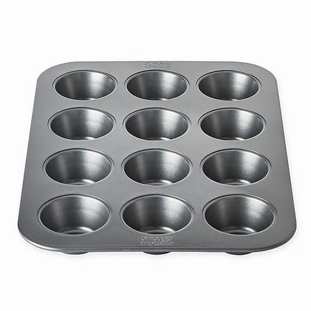 Chicago Metallic 12-Cup Nonstick Muffin Pan with Armor-Glide Coating