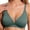 Dark Green, variant on Telankuip Jelly Bras for Womens Mesh Lace Splicing V-Neck Wireless Comfortable Seamless Push up Bralette Full Coverage No Underwire Everyday T-Shirt Bra Soft Smooth Underwear White XL