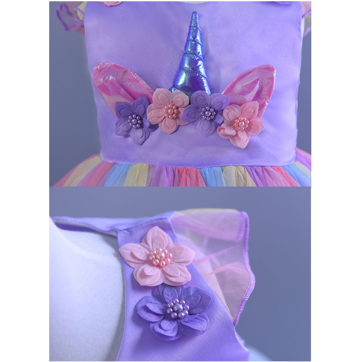 Purple unicorn dress best sale