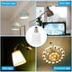 thumbnail image 5 of Adaptador de socket de luz Uxcell E12 a E26/E27, 5 piezas de soporte de lámpara para convertir la base de tornillo para bombilla halógena CFL, blanco, 5 of 5