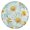 Lightblue Daisy Flower, variant on Blue Daisy Flower Floral Pattern Round Fitted Tablecloth with Elastic Edge,Dining Table Cover Waterproof,Outdoor Round Tablecloth for Camping,Dining,Indoor and Outdoor