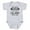 Heather Gray, variant on CafePress - Awesome Little Brother Infant Bodysuit - Cute Infant Bodysuit Baby Romper - Size Newborn - 24 Months