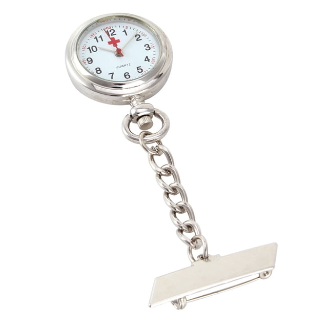 Reloj de Enfermera, Reloj de Enfermera de Solapa Paralelogramo Reloj de Pin de Solapa de Enfermera Reloj de médico Colgante Verdadera Excelencia Jadeshay A