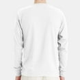 thumbnail image 4 of Hanes Essential-T Men's Long Sleeve T-Shirt, Crewneck, Classic Fit Cotton Tee, White, S, 4 of 5