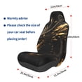 thumbnail image 3 of Yiaed Black And Gold Fire Dragon Print Car Seat Covers,Universal Auto Seats Protector Fits for Car,SUV Sedan,Truck,Automotive Seat Covers & Accessories, 3 of 5