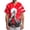 White, variant on Men's Halloween Print Scrub Tops Short Sleeve V-Neck Chest Pocket Dark Shadow Halloween Graphic Medical Work Tunic Shirts for Male Care Nurses Red B L