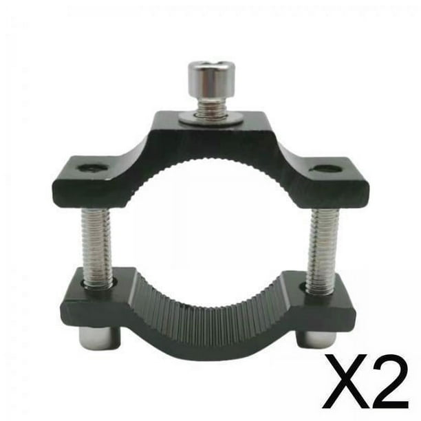2X Soporte de montaje de parachoques de manillar de motocicleta Luz de faro 2 piezas