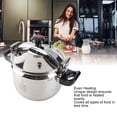 thumbnail image 4 of Large Capacity Stick Proof 304 Stainless Steel Pressure Cooker Soup Stew Pot Home Kitchen Restaurant, 4 of 7