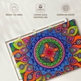 thumbnail image 6 of Elephant Stock Mardi Gras Mandala Wall Art - Horizontal Canvas Wall Art - Living Room Wall Decor - Decor Elements Canvas - Green And Blue Decor By Hello Angel - 24" x 16", 6 of 8