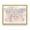 Re-stickable Gold, variant on Pink Cheetah Map by Natalie Carpentieri - Restickable Framed Giclée Print