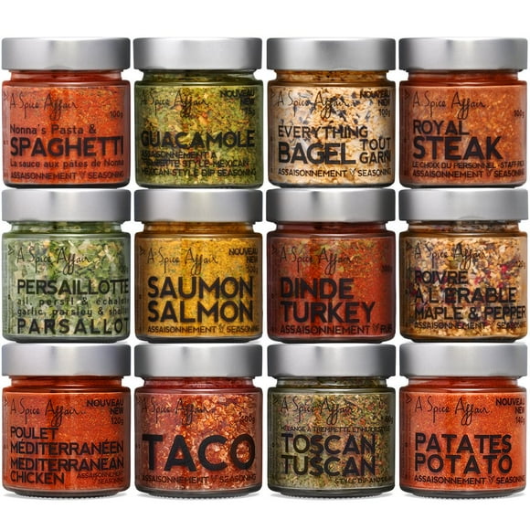 The Pro Kit 12-Pack Spice Set - A Spice Affair.