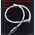 thumbnail image 2 of Tuyau de Purge de Frein avec Valve de Contrôle Unidirectionnelle / Kit d'Outils de Purge de Tube Universel pour Voiture et Moto / Kit de Purge de Système de Frein Hydraulique avec Tube Souple et Clips Métalliques (B), 2 of 7