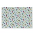 thumbnail image 1 of Octopus Cutting Board, Doodle Style Ocean Animals Maritime Themed Cartoon with Dotted Background, Decorative Tempered Glass Cutting and Serving Board, Small Size, Multicolor, by Ambesonne, 1 of 1
