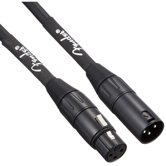 Cable de Micrófono Fender XLR Negro 7,5 m