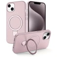 thumbnail image 3 of FOR IPhone 13/14/14 Plus/15 Plus Case 6.1"6.7" With Magnetic Ring Kickstand [Compatible With MagSafe] [Soft Anti-Scratch Microfiber Lining] Premium Leather Case, 3 of 5