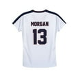 thumbnail image 3 of U.S. Soccer Official USWNT Player Poly Shirt Girls’ Youth USA Soccer Tee Top - White, Morgan, YL, 3 of 3