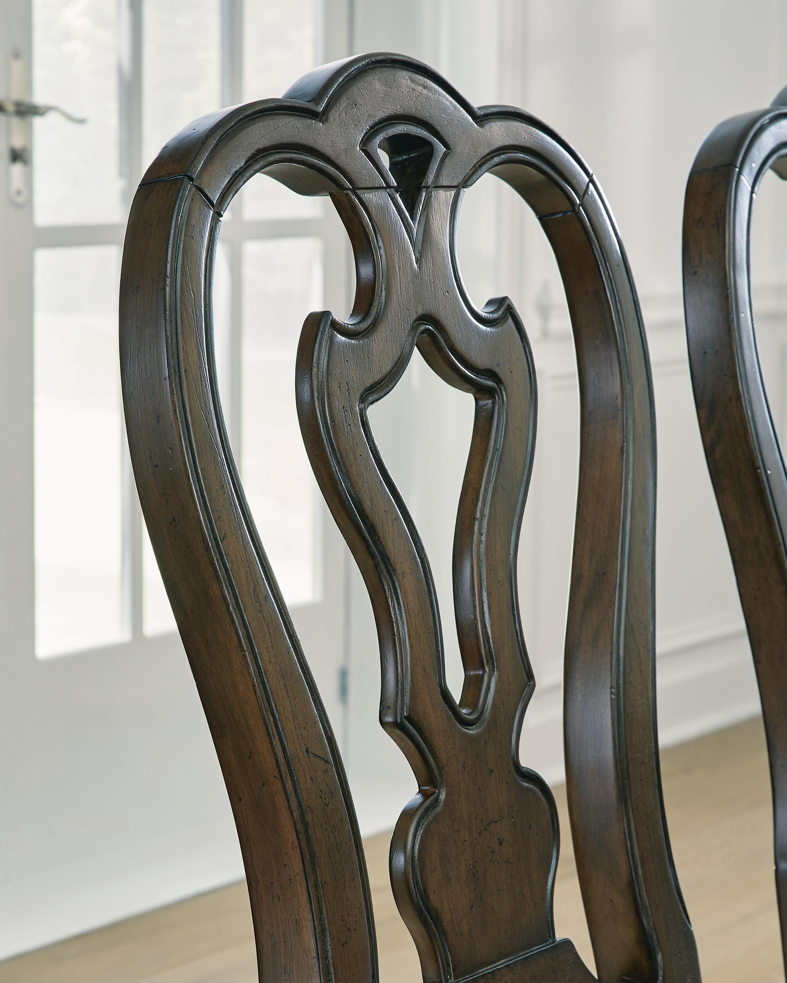 Signature Design by Ashley Maylee Dining Chair, Set of 2, Dark Brown